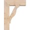 Ekena Millwork Funston Block Smooth Bracket w/ Offset Brace, Douglas Fir, 7 1/2"W x 22"D x 30"H BKT0806X22X30FST05SDF - alternate 2